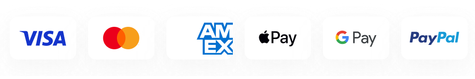Accepted payment methods