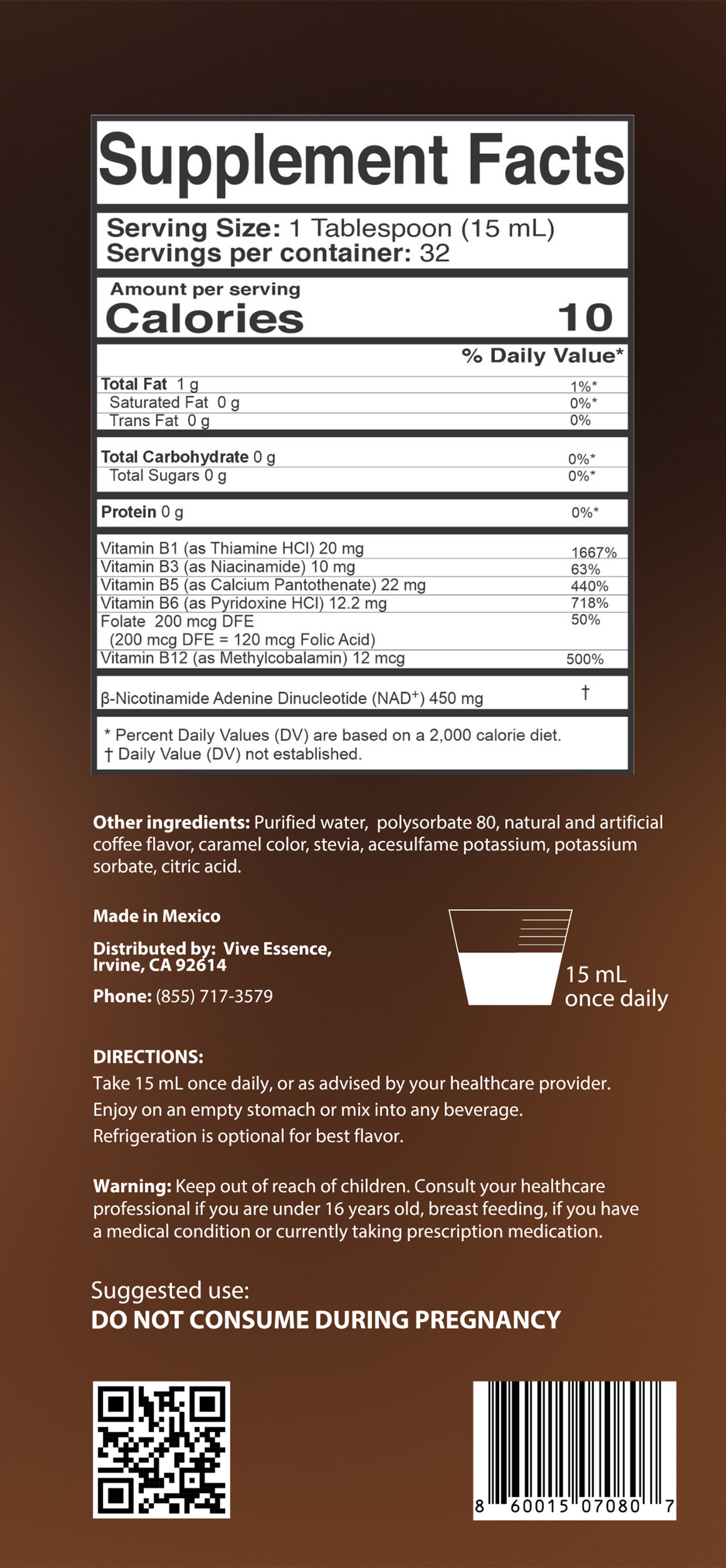 NAD + B Complex (coffee)